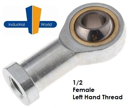 FEMALE IMPERIAL LEFT HAND ROD END 1/2 INCH