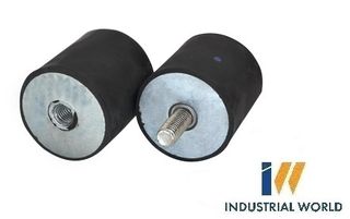 Cylindrical Rubber Mount 60mm x 50mm Male-Female