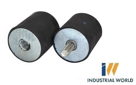 Cylindrical Rubber Mount 80mm x 60mm Male-Female