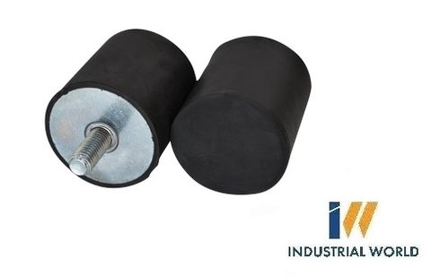 Cylindrical Rubber Mount 30mm x 30mm Male-Buffer