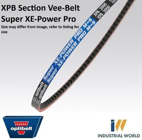XPB Section Raw edge Belt, cogged Optibelt