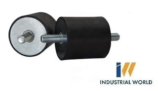Cylindrical Rubber Mount 60mm x 50mm Male-Male