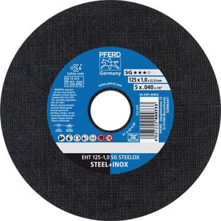 PFERD - 5 INCH FLAT ULTRA THIN INOX CUTTING DISC