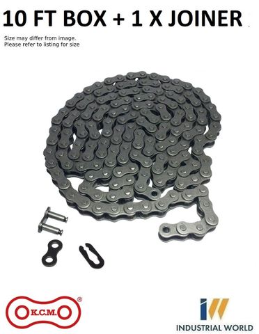KCM ROLLER CHAIN 3/4 - 60 -1 ROW -10FT BOX