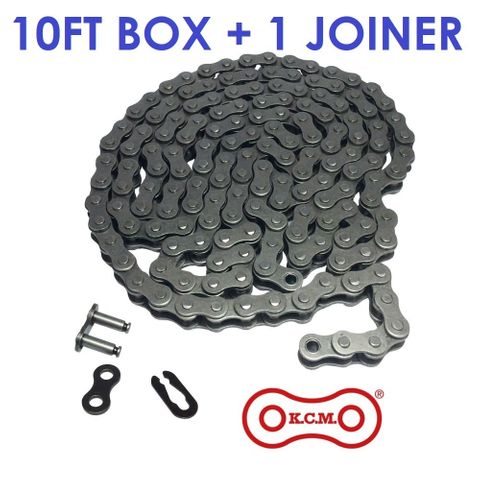 KCM ROLLER CHAIN 3/4 - 60 -1 ROW -10FT BOX