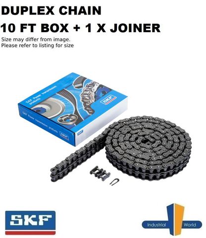 SKF ROLLER CHAIN 5/8- 10B -2 ROW -10FT BOX