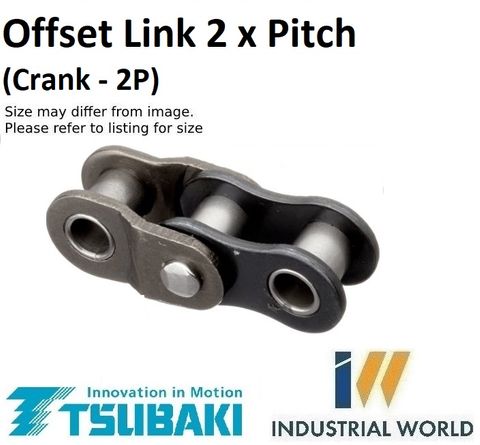 TSUBAKI ROLLER CHAIN 1/4- 25 -1 ROW -OFFSET LINK