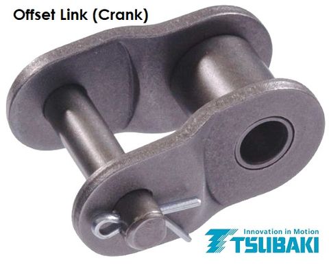 TSUBAKI ROLLER CHAIN 1/2 - 40 -1 ROW -OFFSET LINK