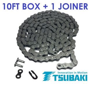TSUBAKI ROLLER CHAIN 5/8 - 50H -1 ROW -10FT BOX