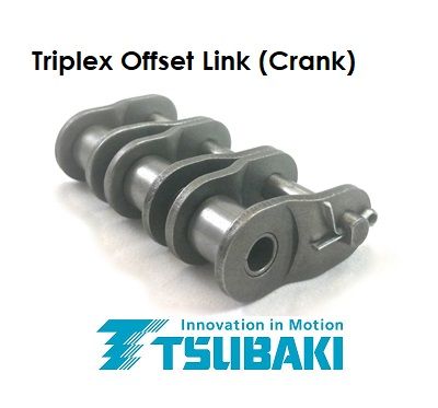 TSUBAKI ROLLER CHAIN 1-1/2- 24B -3 ROW -OFFSET LIN