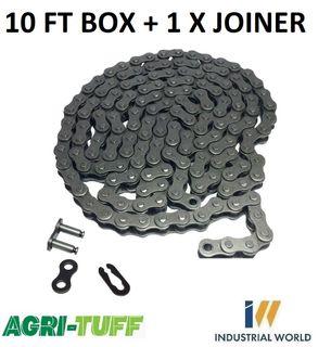 AGRI TUFF TSUBAKI ROLLER CHAIN 1 - 80 -10FT BOX