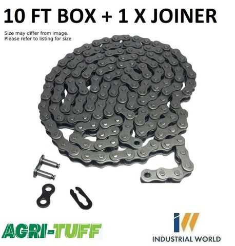 AGRI TUFF TSUBAKI ROLLER CHAIN 1 - 80 -10FT BOX