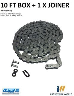 LOTUS ROLLER CHAIN 5/8 - 50H -1 ROW -10FT BOX