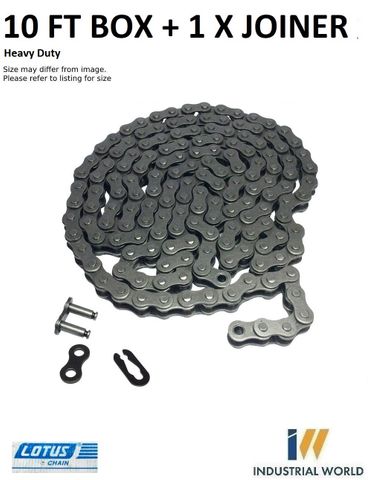 LOTUS ROLLER CHAIN 5/8 - 50H -1 ROW -10FT BOX