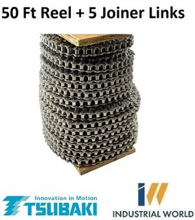 TSUBAKI ROLLER CHAIN 1- 16B -1 ROW -50FT REEL