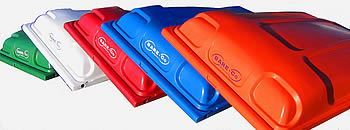 Std Poly Canopy Red 45X60