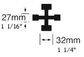 80 DEG W/ANGLE JOINT=54mm TUBE