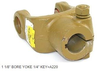 1 1/8 BORE YOKE 1/4 KEY=A220