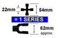 30MM CLAMP BORE YOKE=1 SERIES