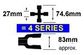 SHAFT 1MTR=40LESS 1 YOKE=4SER