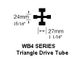 W/Angle Shaft 1Mtr 40 4Series