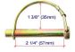 Shaft Lock Pin  1/4X 57Mm