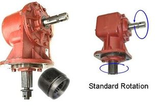 1:1 75Hp 90 Deg Gearbox
