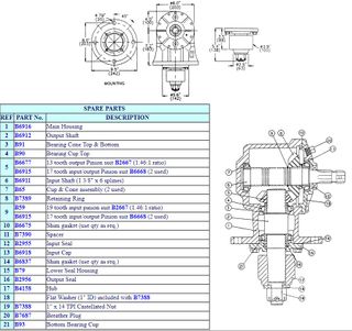 GASKET INPUT COVER B2667/B4668