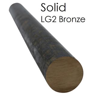 LG2 Bronze Bar - Solid - 34.9 mm (1-3/8) OD