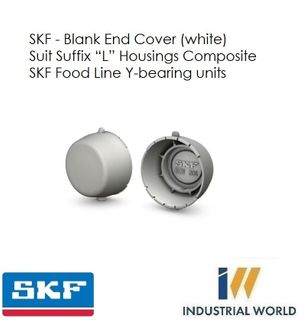 SKF - Blank End Cover (white) Food Line