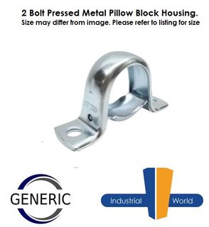 GENERIC - 2 Bolt Pressed Metal Pillow HGS