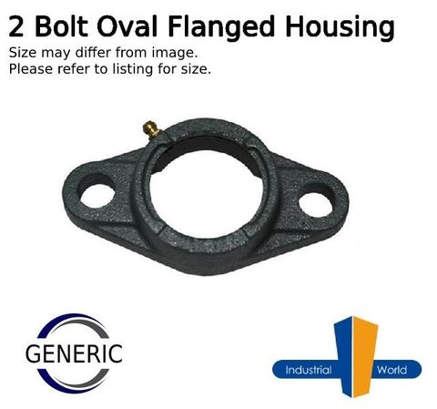 GENERIC - 2 Bolt Oval Flange Housing - 12 mm Bolt