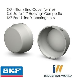 SKF - Blank End Cover (white) Suit Suffix L Housin