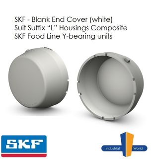 SKF - Blank End Cover (white) Food Line