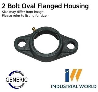 GENERIC - 2 Bolt Oval Flange Housing - 16 mm Bolt