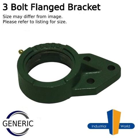 GENERIC - 3-Bolt Flanged Bracket Housing