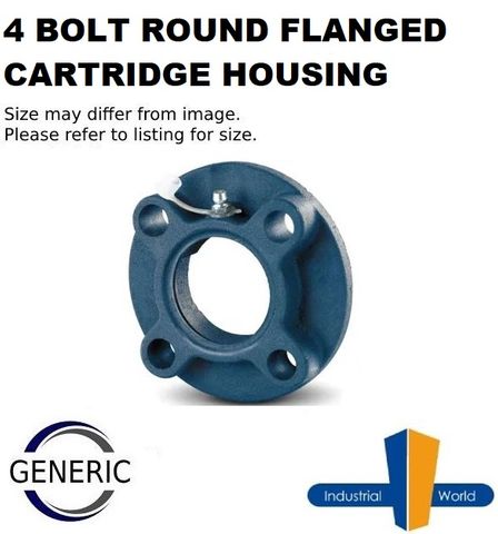 GENERIC - 4 Bolt Round Flanged Cartridge Housing