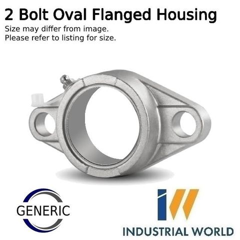 GENERIC - Stainless Steel 2 Bolt Oval Housing