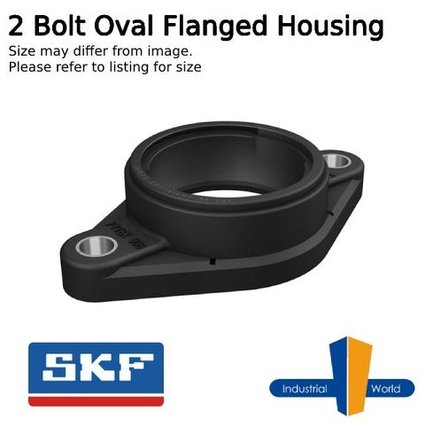 SKF - Composite(Plastic) 2 Bolt Oval Flange HGS