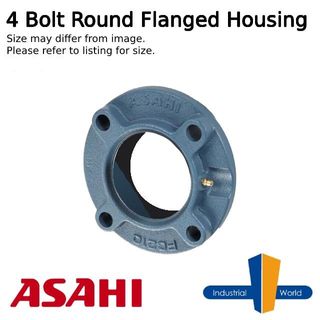 ASAHI - 4 Bolt Round Flanged Cartridge Housing