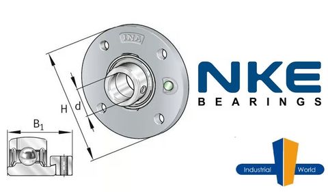 NKE - 4 Bolt Round Flanged Housing