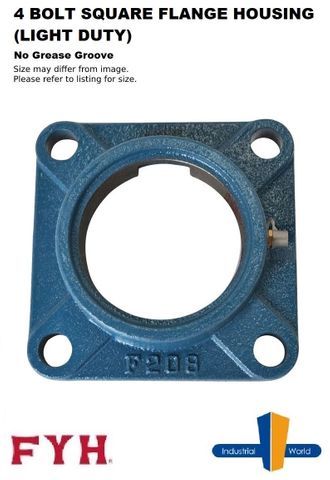 FYH -4 Bolt Square Flange Housing (Light Duty)