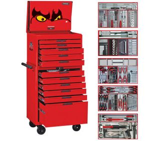 Teng Tools - 316 Piece Met/AF Red Tool Kit