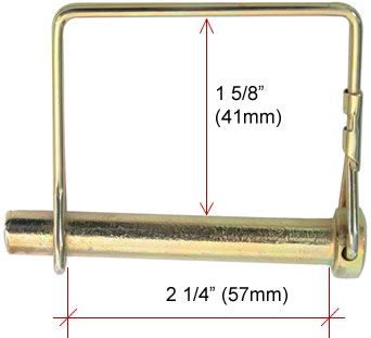 5/16 8mm SQUARE LOOP LOCK PIN