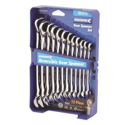 Kincrome - 12P Reverse Gear Spanner-Met