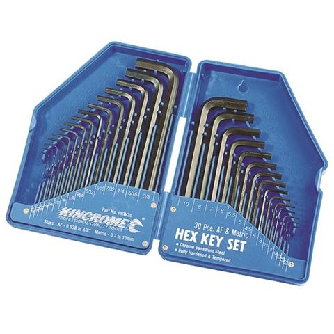 Kincrome - Hex Key Wrench Set 30Pce