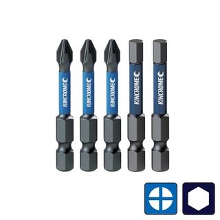 Kincrome - Impact Bit Ph2 Hex 5mm 50mm5Pk