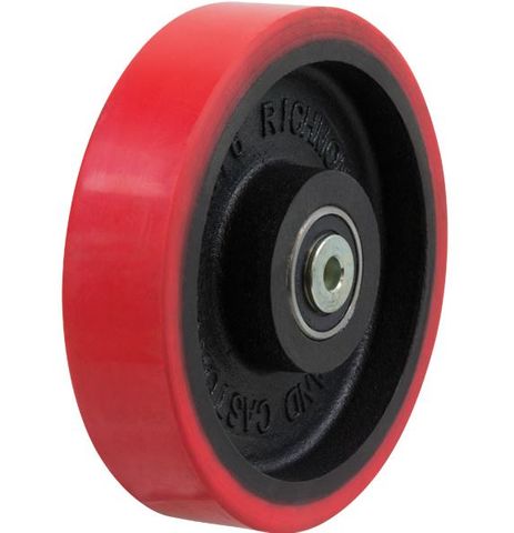 Richmond - Polyurethane Tyred Cast Iron Centred Wh