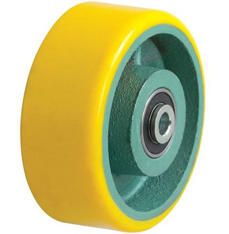 Richmond - Polyurethane Tyred Cast Iron Centred Wh
