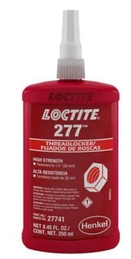 Loctite 277 High Chemical & Str Threadlocker 250ml